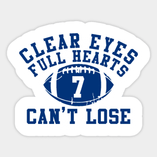 Clear Eyes, Full Hearts, Can't Lose Sticker